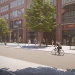 Keine Busse mehr auf der Mönckebergstraße Visualisierung der geplanten Fahrstühle auf der Mönckebergstraße.