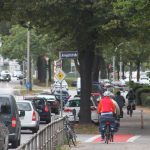 ADFC kritisiert geplanten Fahrradweg am Mundsburger Damm Der geplante Radweg am Mundsburger Damm stößt auf Kritik. Foto: ADFC/Ulf Dietze