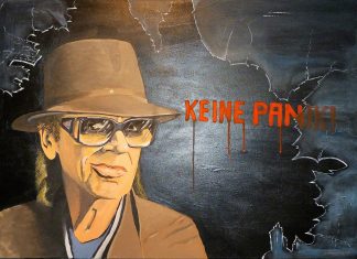 Kinopremiere in Hamburg: “Lindenberg! Mach dein Ding” Zeichnung von Udo Lindenberg.