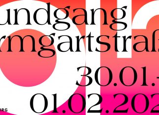 Winterausstellung am Designcampus Flyer Rundgang Armgartstraße 2020