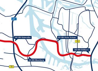 Hafenpassage: Ökonomisch notwendig oder ökologisch nicht zumutbar? Geplanter Trassenverlauf der Hfenpasaage.