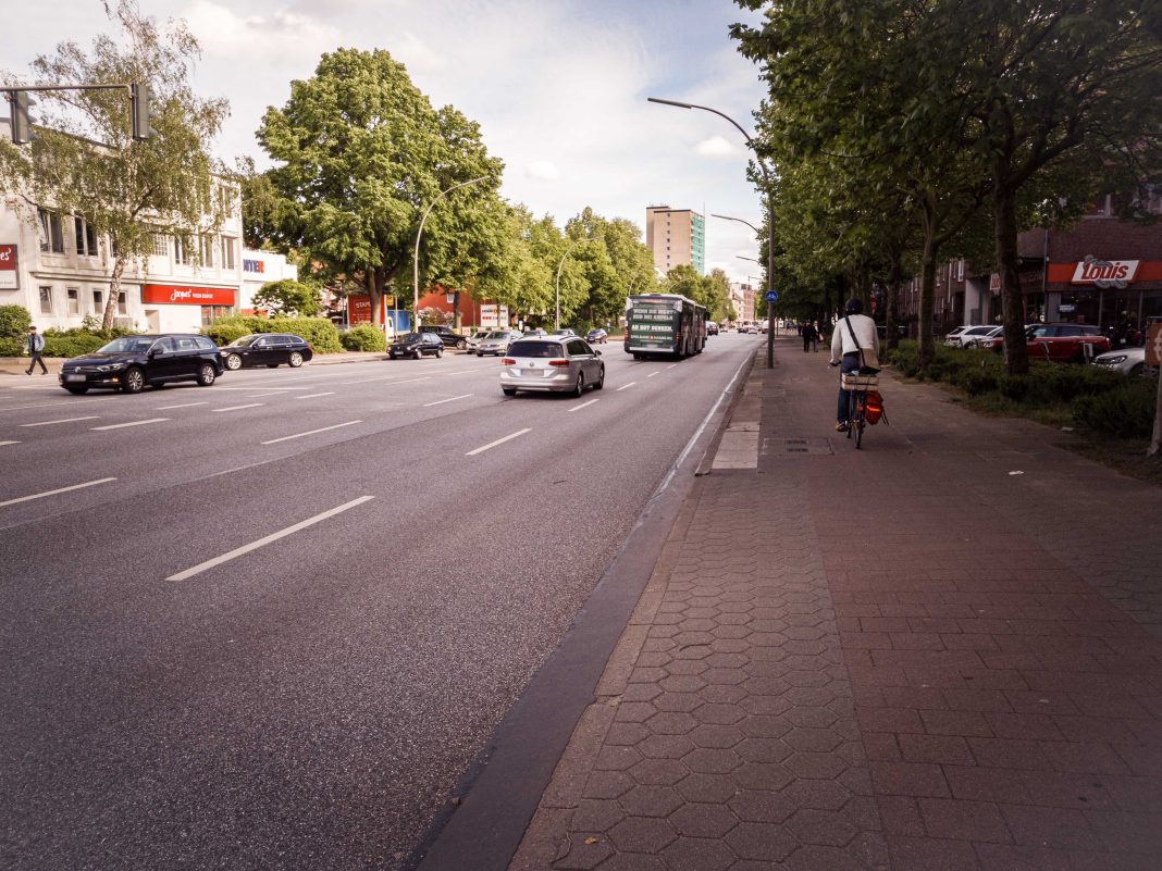 Für Fahrradfahrer ein Albtraum: Die Kieler Straße. Auch hier wird die Verkehrswende benötigt.