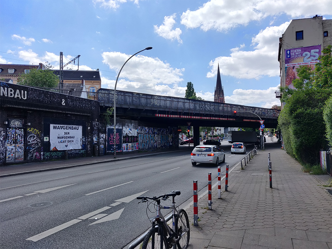 So soll die Sternbrücke in Hamburg-Altona nach dem Umbau aussehen. Foto: Vössing Ingenieurgesellschaft mbH