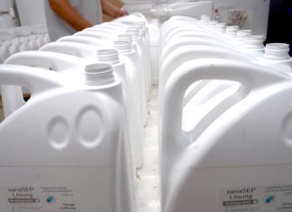 Desinfektionsmittel statt medizinischer Cannabisprodukte Die MEDsan GmbH steigt von der medizinischen Cannabis-Produktion fast vollständig auf Desinfektionsmittel um.