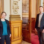 Neue Doppelspitze: Jasberg und Lorenzen führen Grünen-Fraktion Jennifer Jasberg und Dominik Lorenzen: die neue Doppelspitze der Grünen-Bürgerschaftsfraktion.