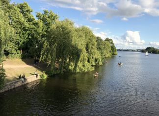 7 schöne Plätze an der Alster Außenalster