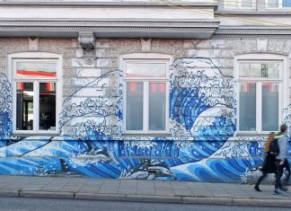 Autokino bis Ausstellung: 5 Tipps fürs Wochenende Philipp Kabbe, Graffito an einer Häuserwand in Hamburg-Ottensen