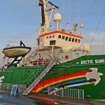 Greenpeace-Report: Nord- und Ostsee werden wärmer Das Aktionsschiff der Greenpeace Organisation