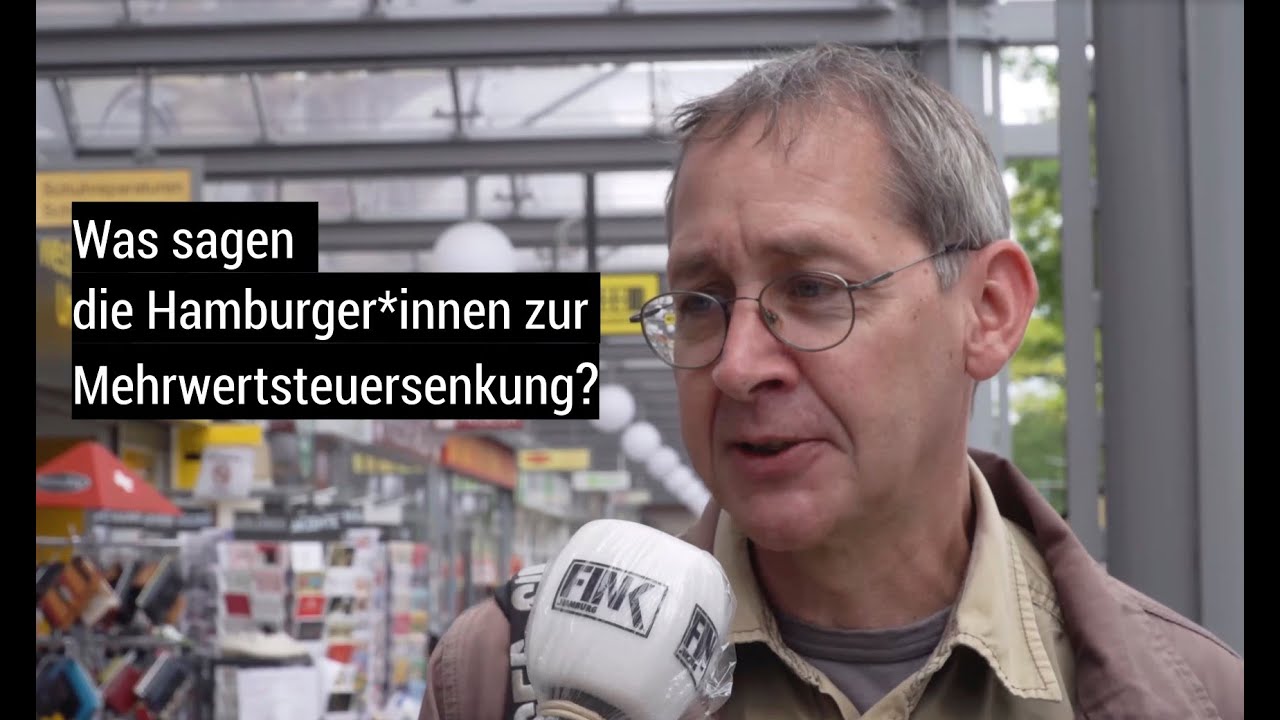 Hamburger Stimmen zur Mehrwertsteuer, Foto: Paula-Lu Wiedeking
