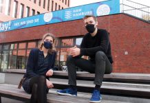 FINK Funk: Die FINK-Redaktion von morgen Lucas und Aniko auf dem HAW Campus