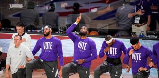 Wie der US-Sport die Wahl 2020 aufmischt Der US-Sport wurde in der Wahl 2020 zwischen Republikanern und Demokraten zur Bühne politischer Diskussionen.