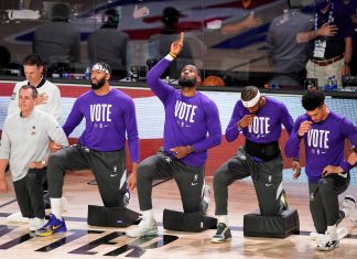 Wie der US-Sport die Wahl 2020 aufmischt Der US-Sport wurde in der Wahl 2020 zwischen Republikanern und Demokraten zur Bühne politischer Diskussionen.