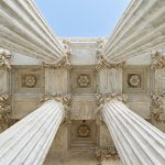 Als der Supreme Court die Wahl entschied Wahlkampf: Der Streit der Präsidentschaftswahl im Jahre 2000 zwischen Al Gore und George W. Bush ging vor den Supreme Court.