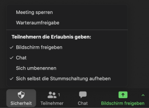 Zoom bietet verschiedene Sicherheitsmaßnahmen