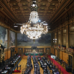 Stadt Hamburg plant Rekordausgaben Sitzung der Hamburgischen Bürgerschaft. Foto: Ulrich Perrey/dpa