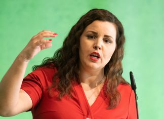 Privatklage gegen Hamburgs Justizsenatorin Hamburgs Grünen-Chefin Anna Gallina. Foto: Daniel Reinhardt/dpa