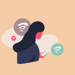 Warum ich mich von meinem Router trennen sollte Schlechtes Wlan im Homeoffice Illustration