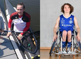 “Paralympics wären schön, aber nicht um jeden Preis” Edina Müller mit ihrem Sohn und Luc Weilandt waren im FINK-FUNK-Podcast zu Gast. Fotos: Privat/Michael Schwartz