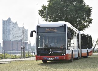 Hochbahn schafft weitere E-Busse an Hamburger Hochbahn AG und VHH schaffen neue E-Gelenkbusse an. Foto: Hochbahn