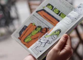 Anna: Ein Comic vom (zu) groß sein Mia Oberländer blättert in ihrem ersten Projekt "Anna".