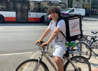 Lieferdienste: „Der Krämer des 21. Jahrhunderts“ Lieferdienste, Gorillas, Orderlich, Fahrrad-Kurriere