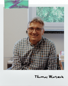 Porträtfoto von Thomas Warseck, Geschäftsführer des Gehörlosenverband Hamburg.