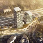 Fernverkehrsbahnhof Diebsteich: Bauarbeiten starten Visualisierung des neuenFernverkehrsbahnhofs am Diebsteich durch das Architektenbüro C.F. Møller Architects