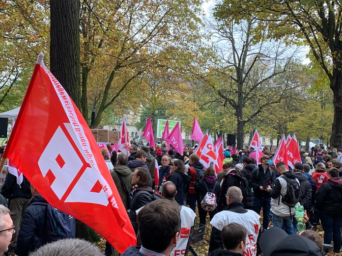 Verdi-Streik am 27. Oktober 2021