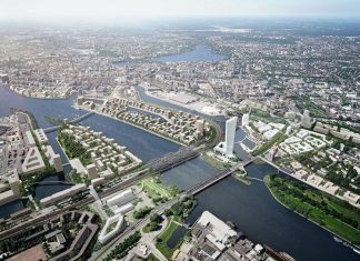 Das Gebiet um die Elbbrücken soll attraktiver werden Eine 3D-Visualierung des neuen Stadteingangs Elbbrücken.