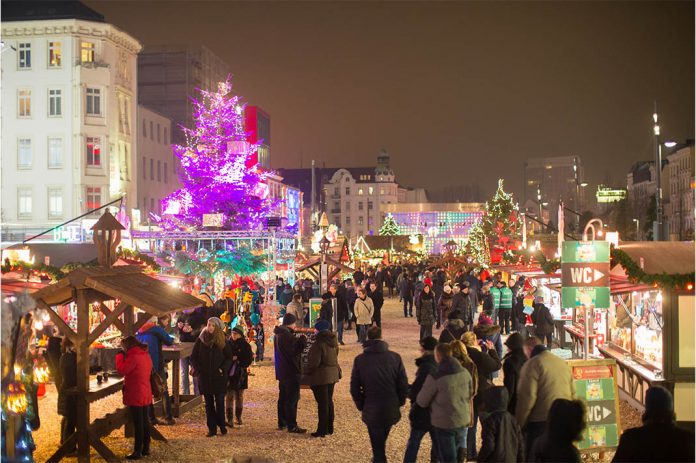 Santa Pauli Weihnachtsmarkt in Hamburg