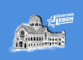 FINK.HAMBURG-Themenwoche: Jüdisches Leben in Hamburg Illustration Bornplatzsynagoge