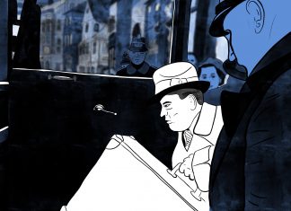 7. November 1938: Das Attentat in Paris Polizisten zwingen Juden in einen Bus nach Polen zu steigen