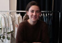 Nachhaltig und warm: Stricken “on demand” Isabelle Mann, Gründerin von Faible and Failure. Foto: Marieke Weller