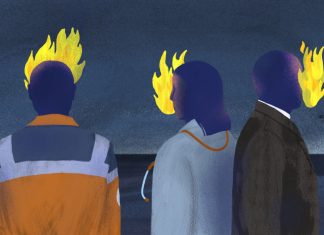 Burnout: Wenn gar nichts mehr geht Burnout: Wenn gar nichts mehr geht. Vor allem Personen aus sozialen Berufen leiden häufiger unter einem Burnout. Illustration: Stephanie Windt