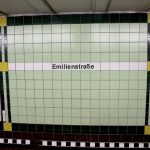 Schriftzug „Emilienstraße“ Foto: Lilly Brosowsky
