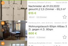 Zuschlagen in drei Minuten FINK.HAMBURG-Autor Wyn Matthiesen sucht seit Monaten eine neue Wohnung.