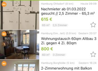 Zuschlagen in drei Minuten FINK.HAMBURG-Autor Wyn Matthiesen sucht seit Monaten eine neue Wohnung.