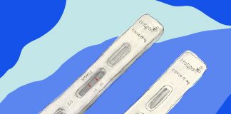 Positive Schnelltests Illustration