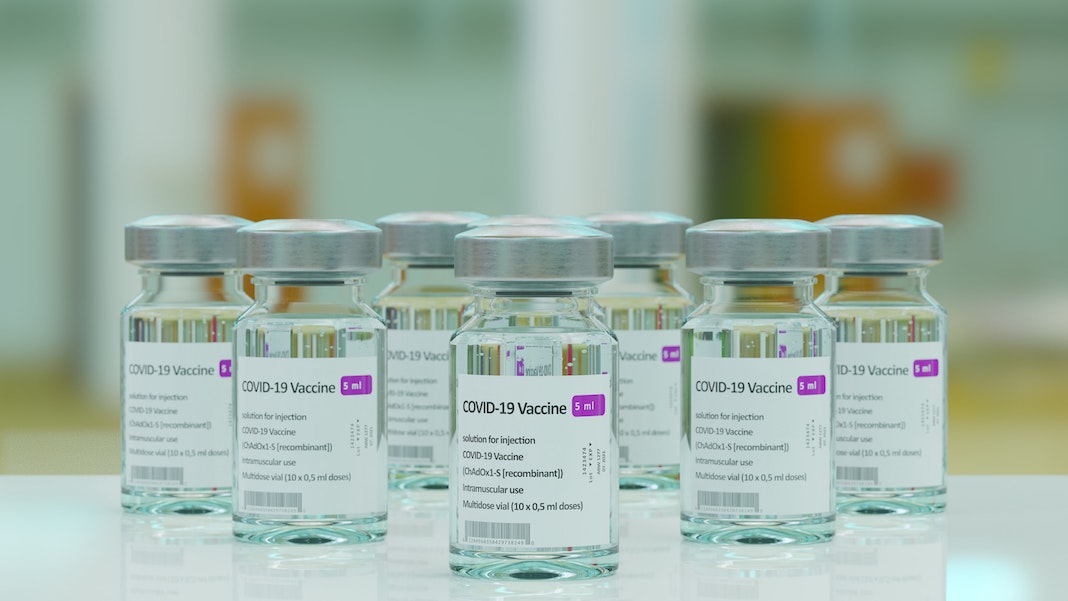 Ampullen des Corona-Impfstoffes BionTech