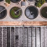 Sanierungsarbeiten für Entwässerungsleitung im Hamburger Westen Abwasseranlage von oben