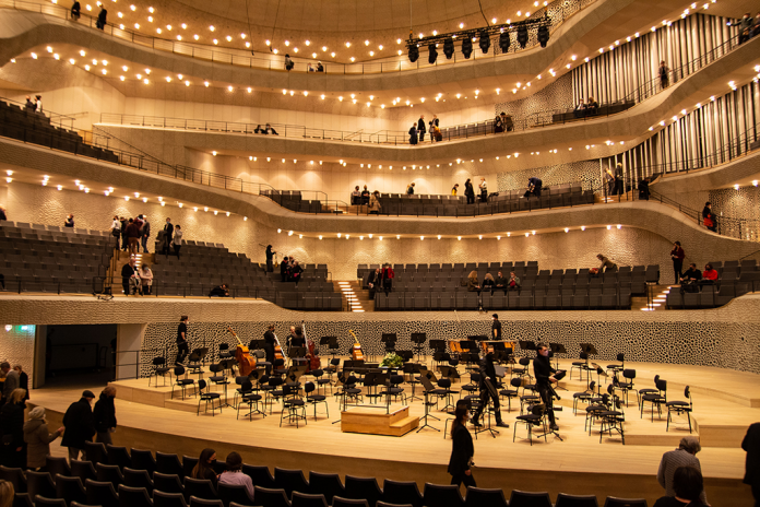 Der große Saal in der Elbphilharmonie