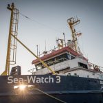 Die Sea Watch 3 legt wieder ab. Foto: Wagner / Sea Watch
