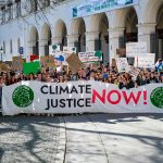 Fridays for Future Demonstrierende in Hamburg