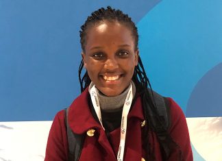 Helmut-Schmidt-Zukunftspreis: Junge Aktivistin aus Uganda gewinnt Klimaaktivistin Vanessa Nakate. Foto: dpa/Steffen Trumpf