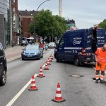 Straßensperrung: B5 in Bergedorf bis Freitag stadteinwärts teilgesperrt Straßensperrung B5 in Bergedorf bis Freitag stadteinwärts teilgesperrt.