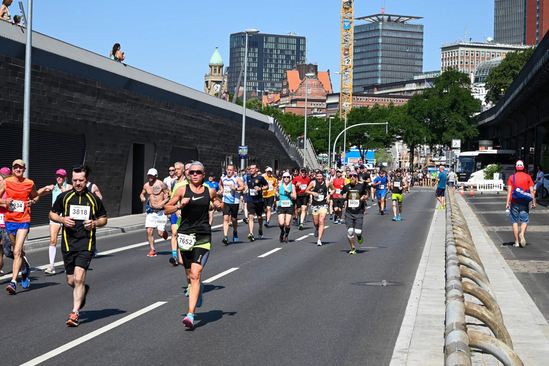 Strassensperrung Hamburg Marathon 2023