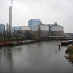 Ölfilm auf Kanal im Hamburger Osten entdeckt Ölfilm auf dem Tiefstackkanal in Hamurg-Rotheburgsort