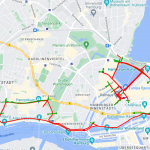Triathlon Hamburg Strassensperrungen Karte Samstag