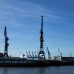 Fliegerbombe im Hamburger Hafen entschärft Fliegerbombe im Hamburger Hafen erfolgreich entschärft. Foto: Stine Schumacher