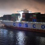“Cosco Pride” läuft Containerterminal Tollerort an